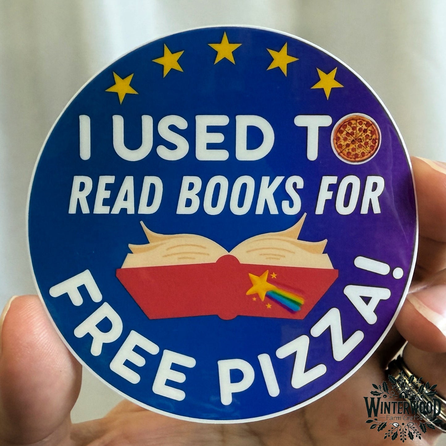 Pizza Hut Book It Inspired Vinyl Sticker