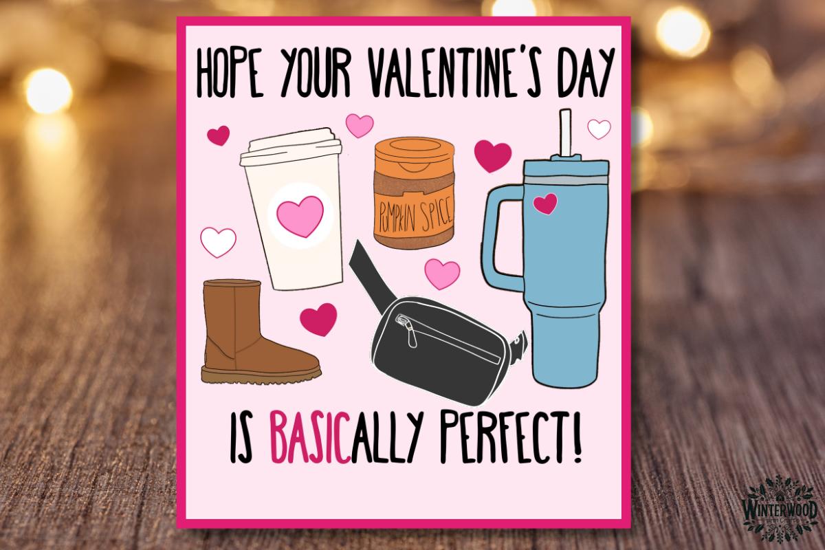 BASIC Trendy Valentine Card