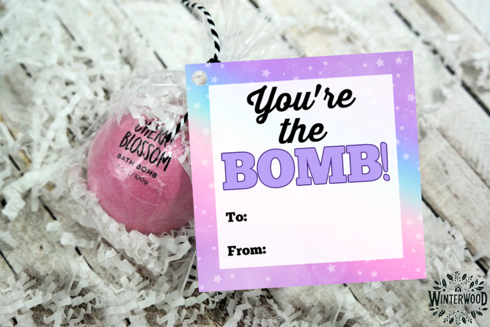 You're the Bomb Bath Bomb Gift Tag