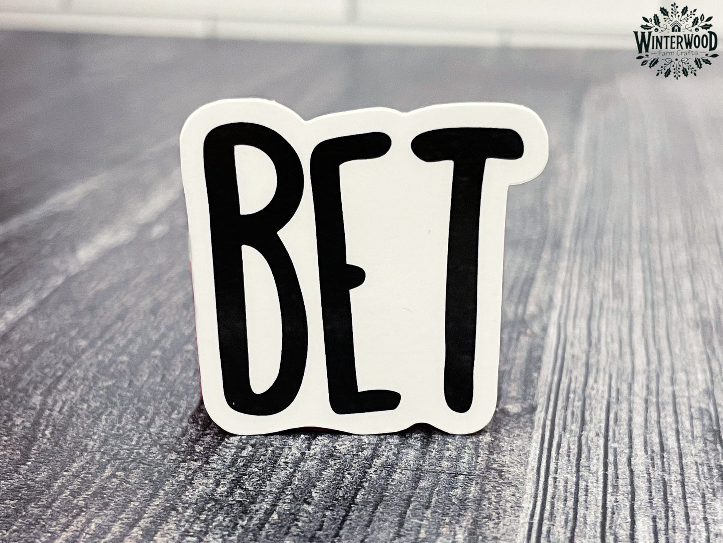 BET Vinyl Sticker 2-Pack