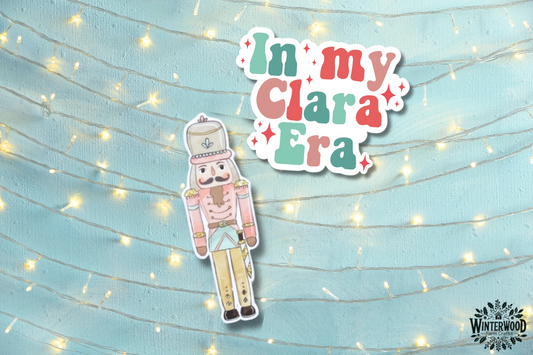 Nutcracker Ballet CLARA ERA Sticker 2-Pack