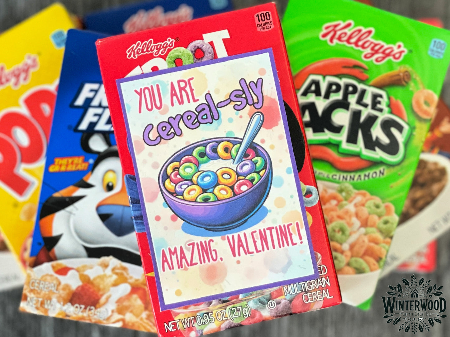 Cereal Valentine Cards