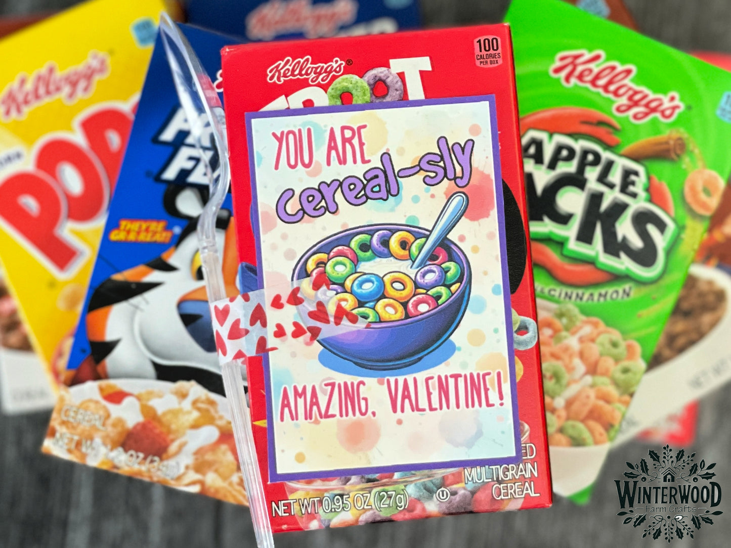 Cereal Valentine Cards