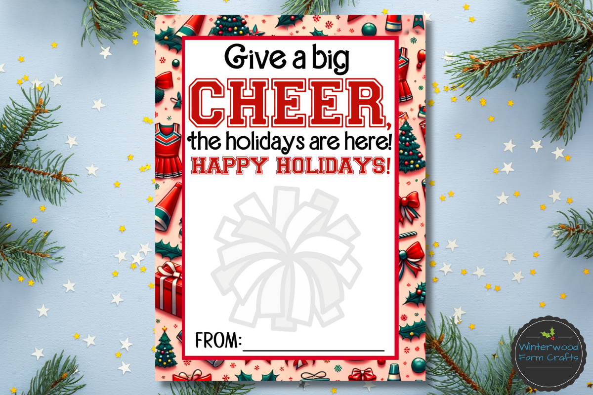 Cheer Christmas Holiday Themed Gift Card Holders