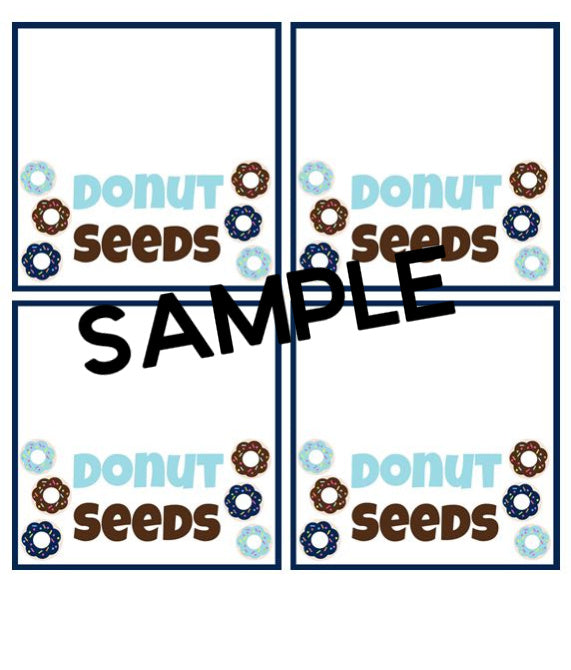 Donut Seeds Bag Toppers (April Fools)