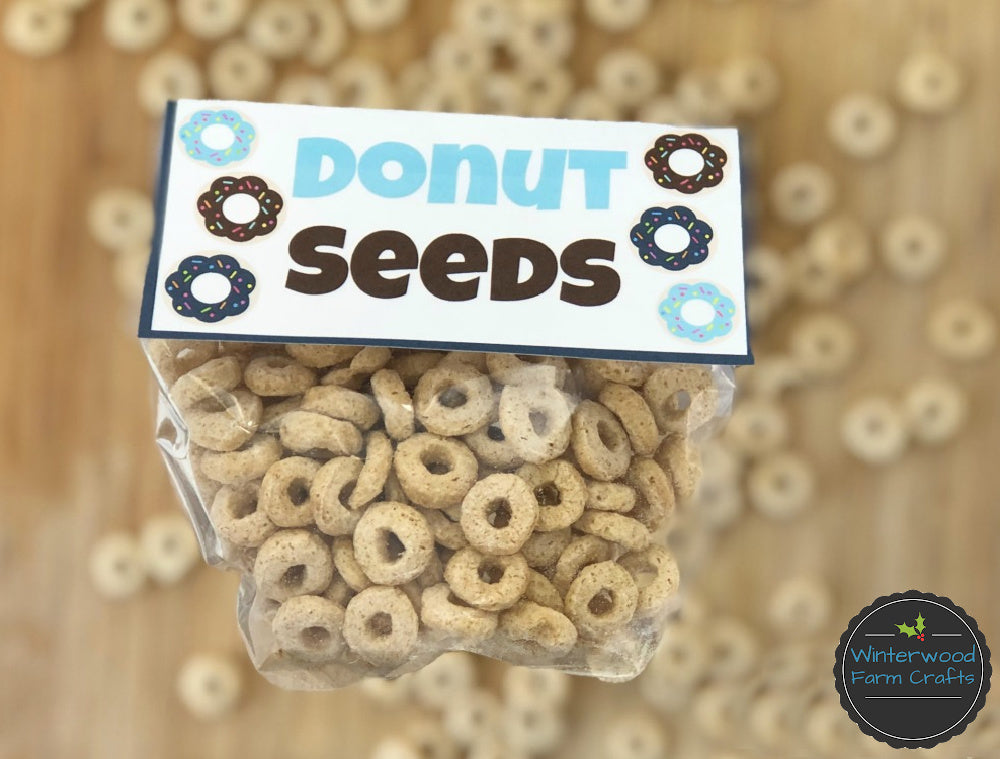 Donut Seeds Bag Toppers (April Fools)