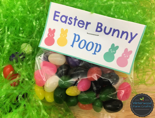 Easter Bunny Poop Bag Topper