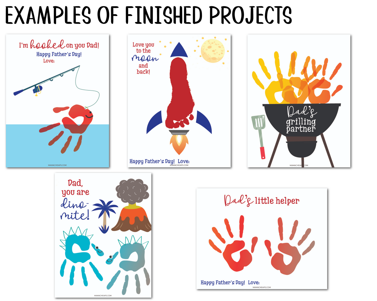 Father's Day Handprint Art Pack