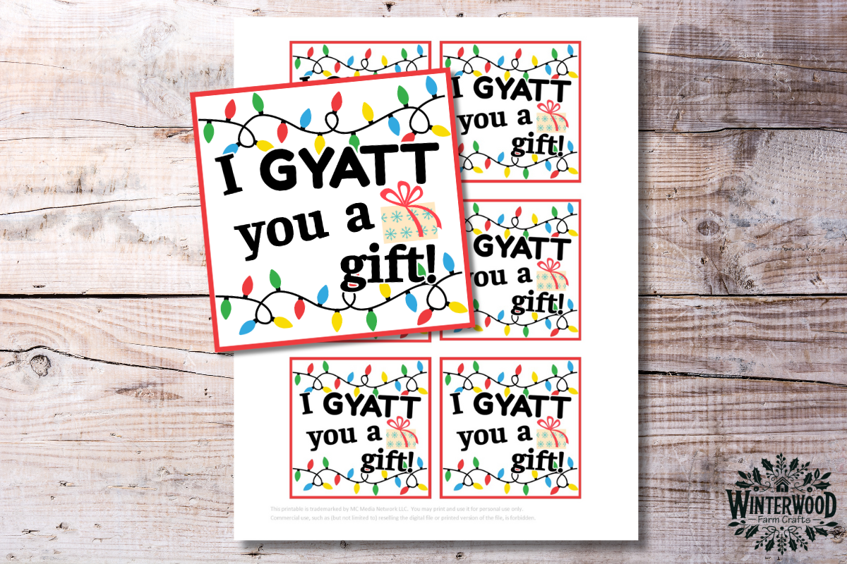 I GYATT You a Gift Christmas Gift Tags