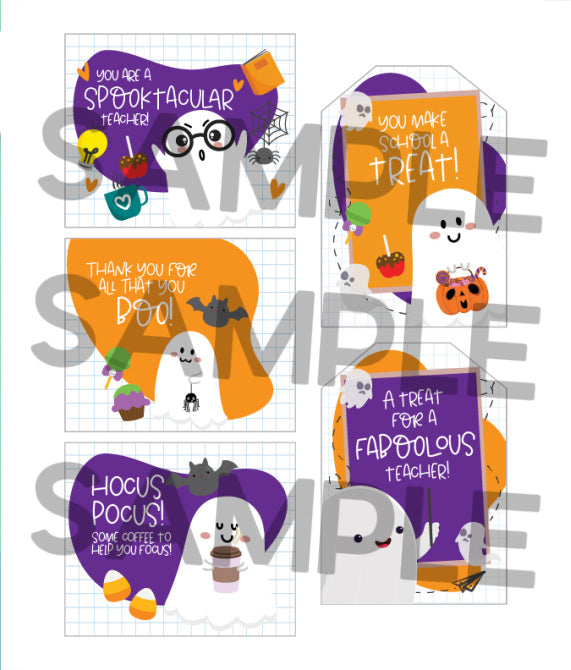 Halloween Teacher Gift Tags