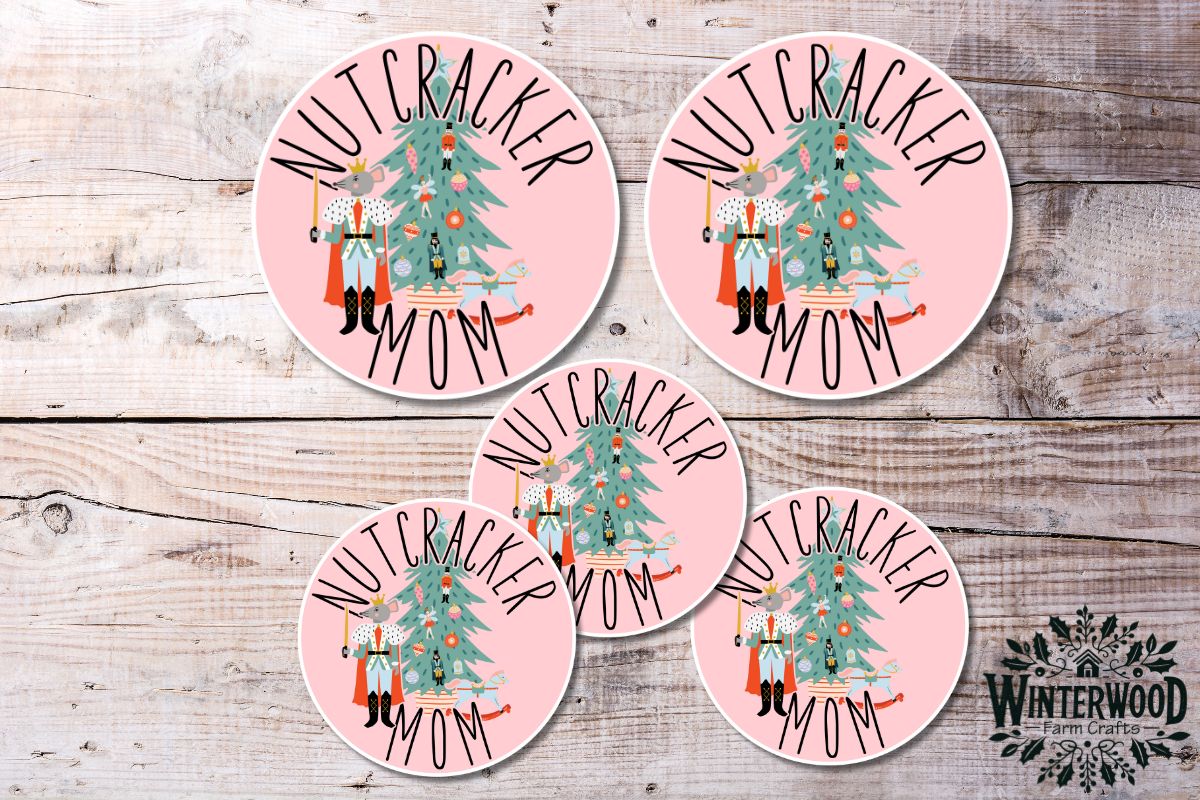 Nutcracker Ballet Mom Sticker