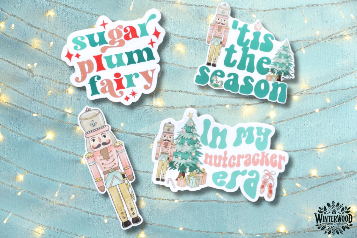 Nutcracker Ballet Sticker 4-Pack