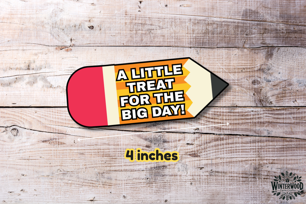 Pencil Printable Gift Tags