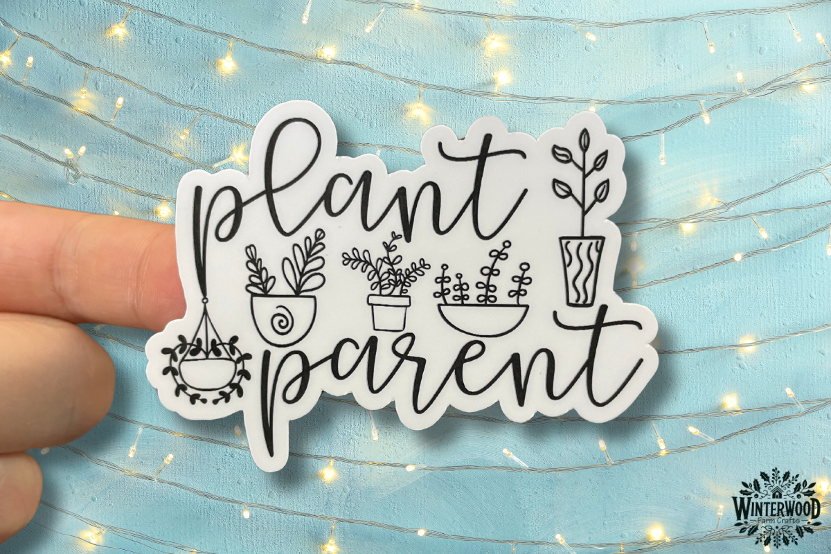 Funny Plant Stickers 7-Pack