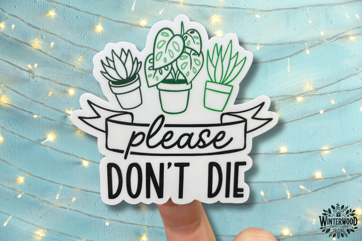 Funny Plant Stickers 7-Pack