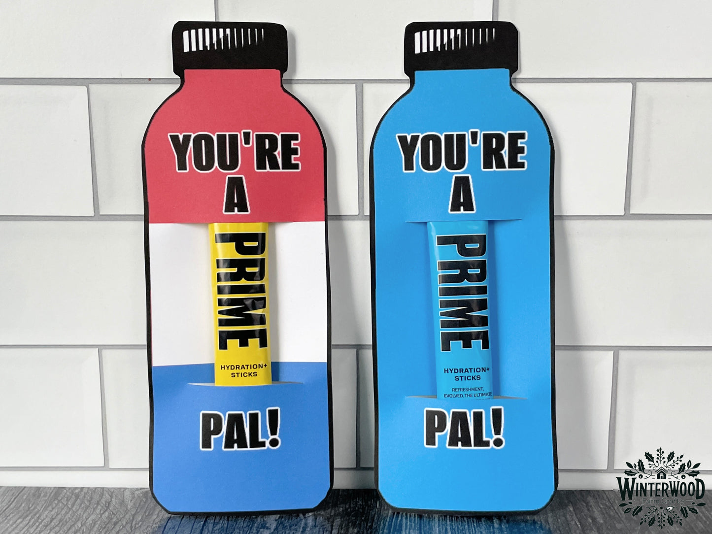 Popular Sports Hydration Drink Packet Bottle Cards