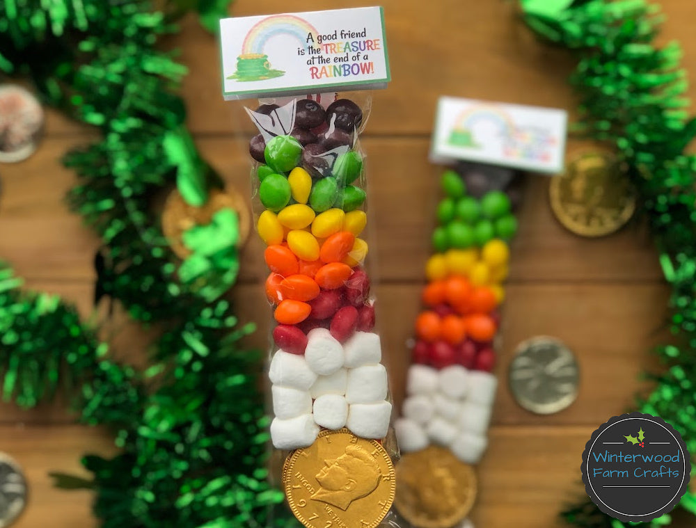 Rainbow Pot of Gold Printable Bag Toppers