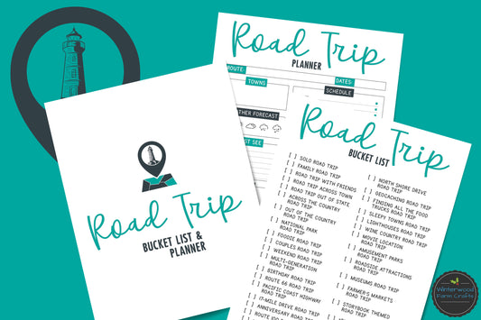 Road Trip Planner and Bucket List Bundle