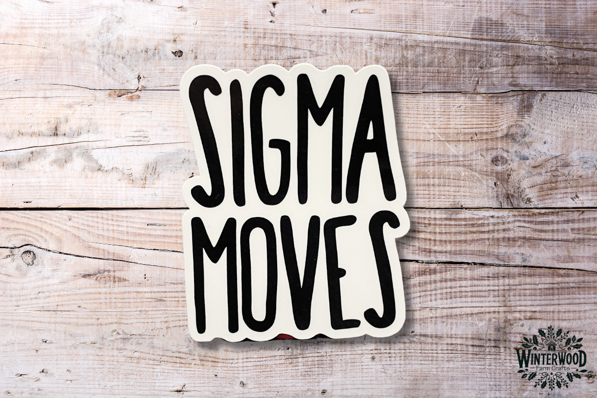 SIGMA MOVES Vinyl Sticker 2-Pack