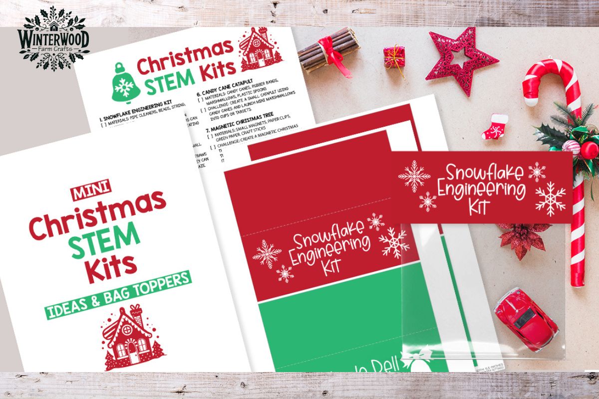 Christmas STEM Activity Printable Pack for Kids