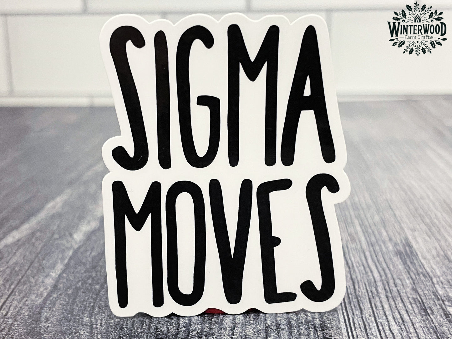 SIGMA MOVES Vinyl Sticker 2-Pack