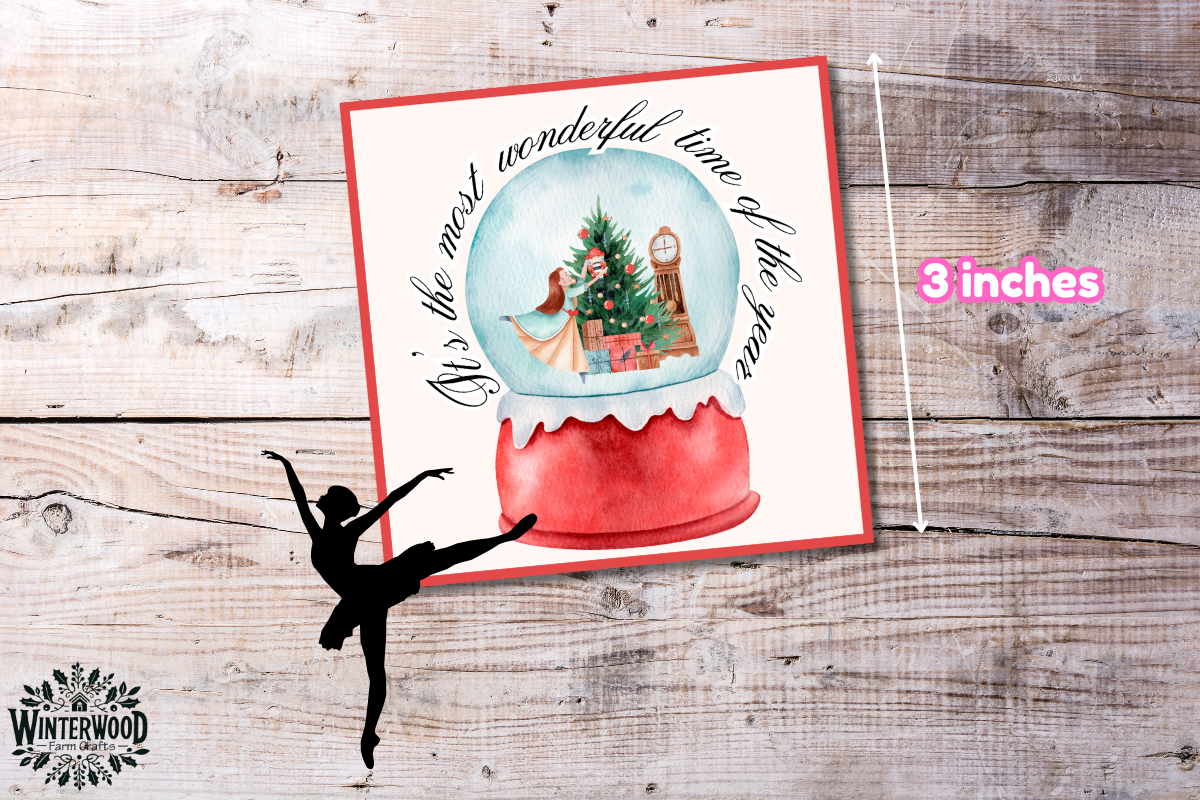 Nutcracker Ballet Christmas Gift Tags
