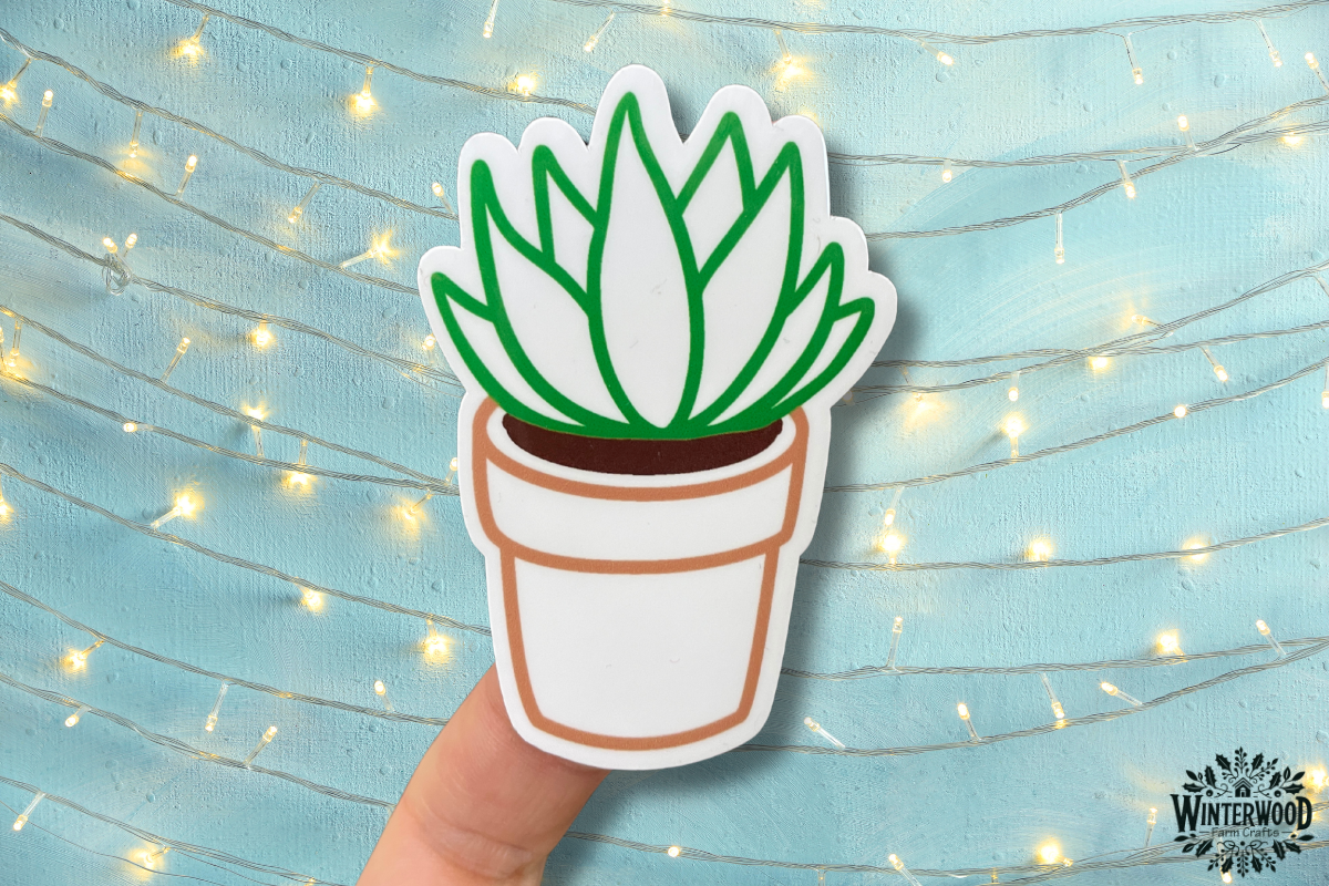 Funny Plant Stickers 7-Pack