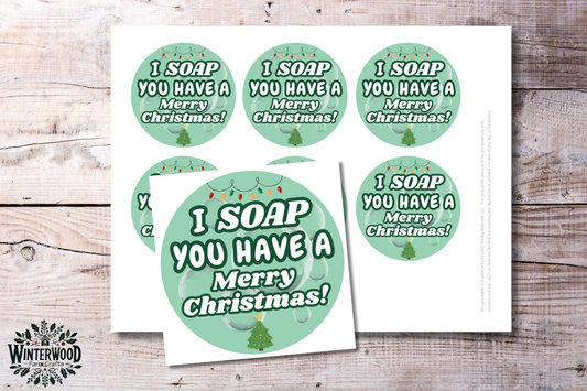 SOAP You Have a Merry Christmas Printable Gift Tags