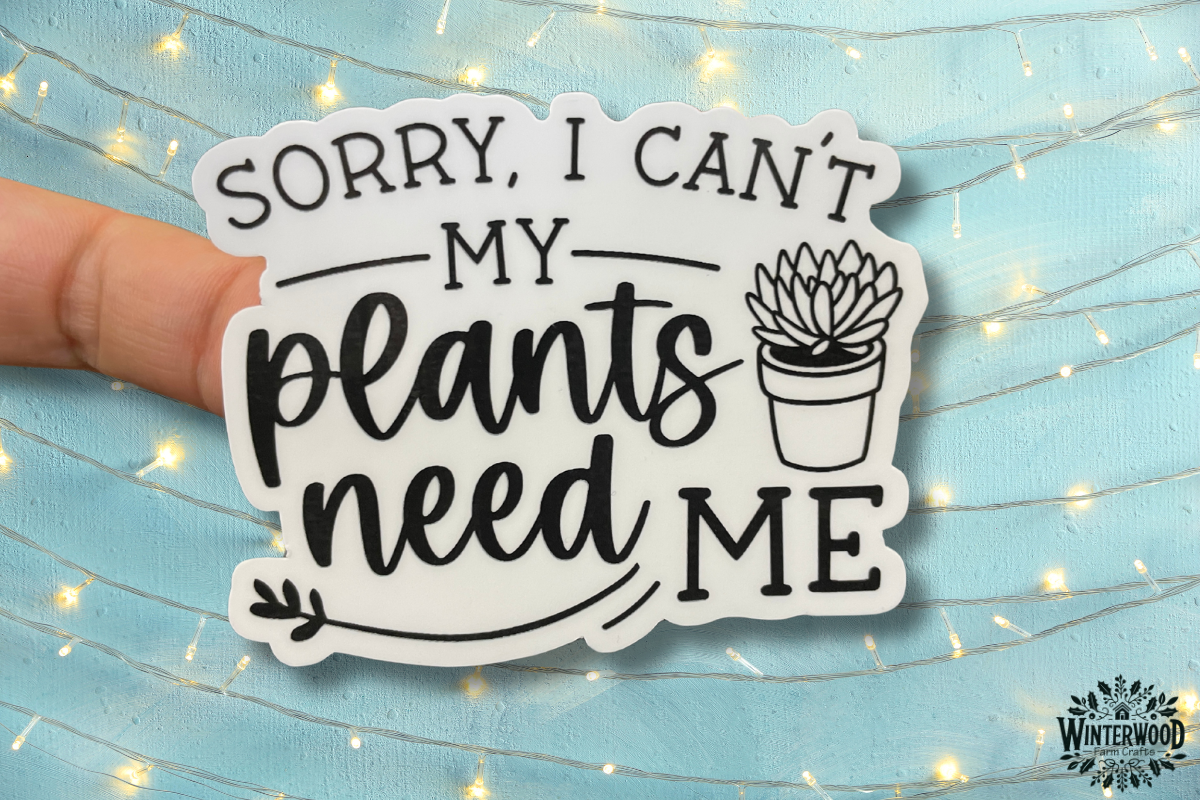 Funny Plant Stickers 7-Pack