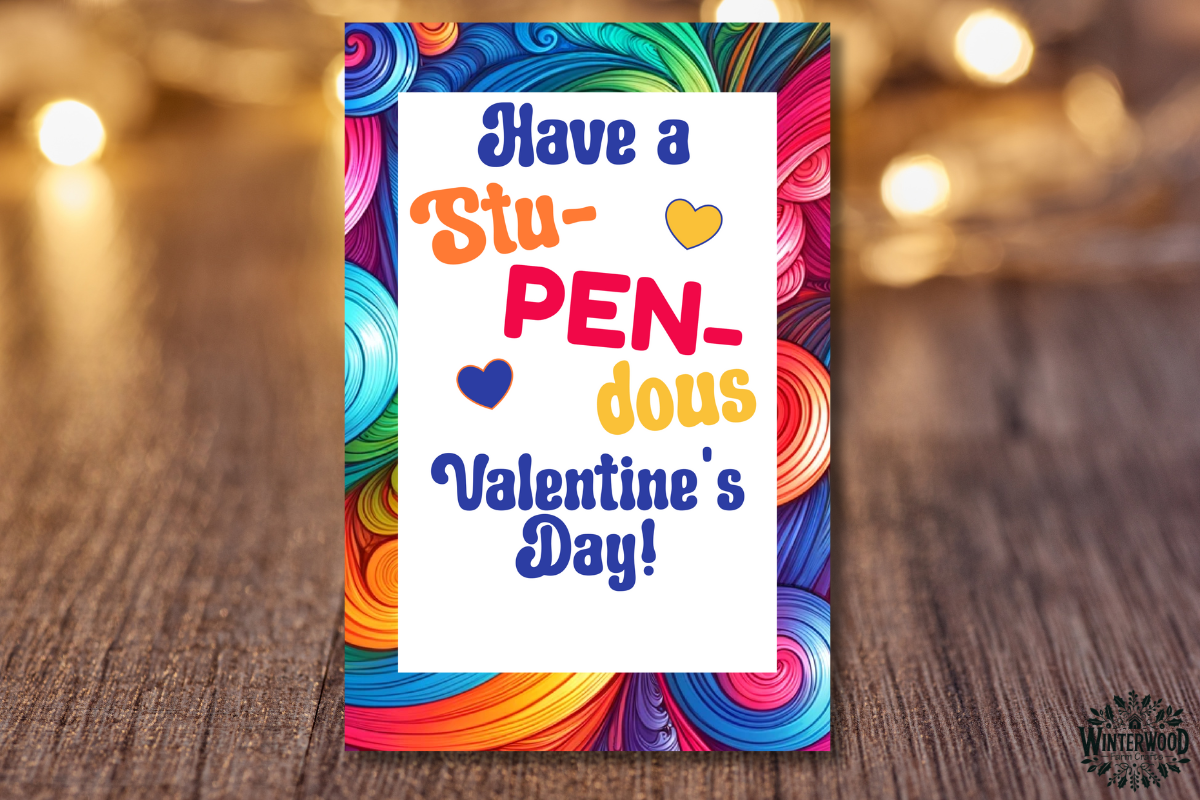 Stupendous Pen Valentine Printable Cards