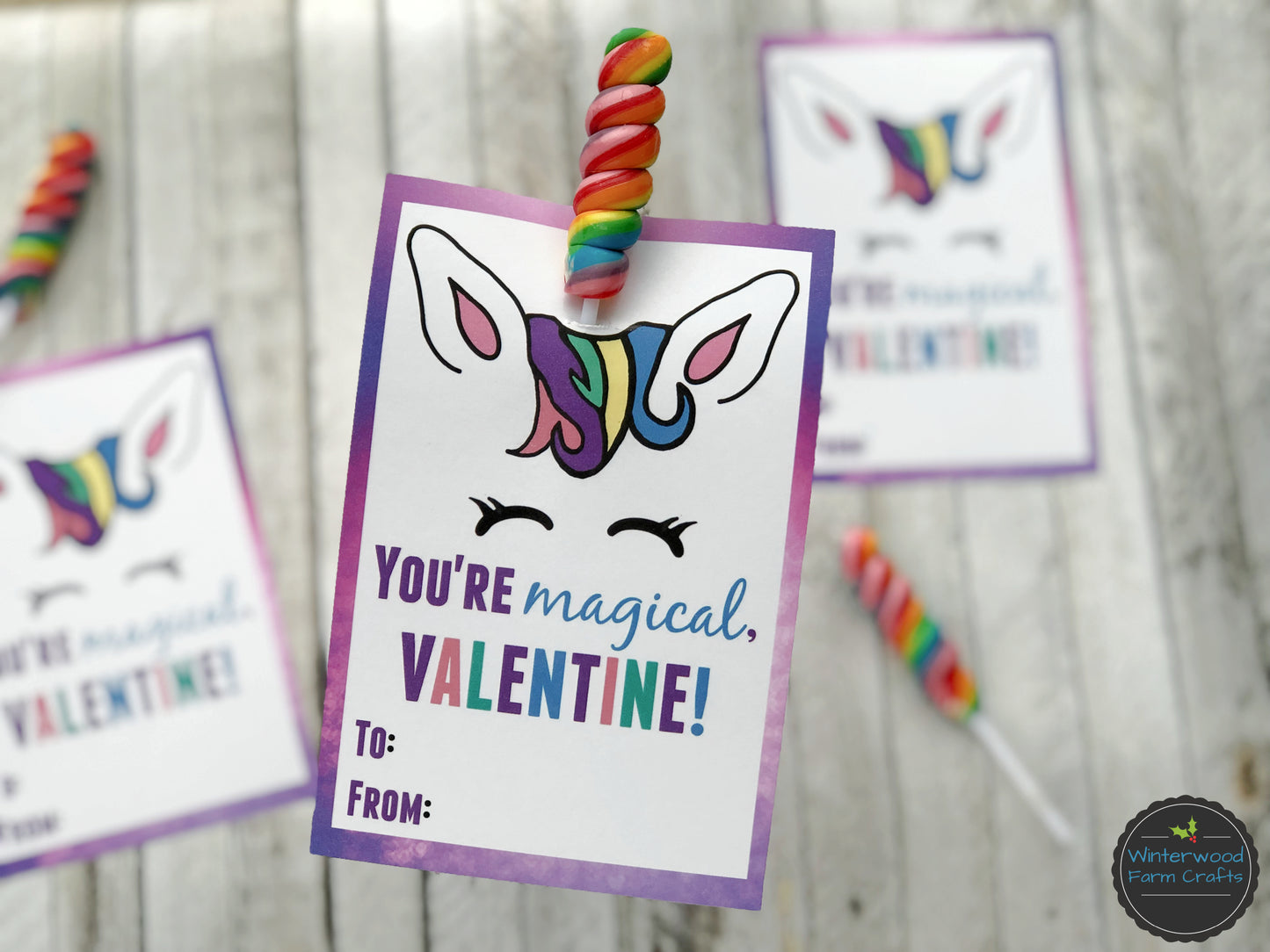 Magical Unicorn Valentines