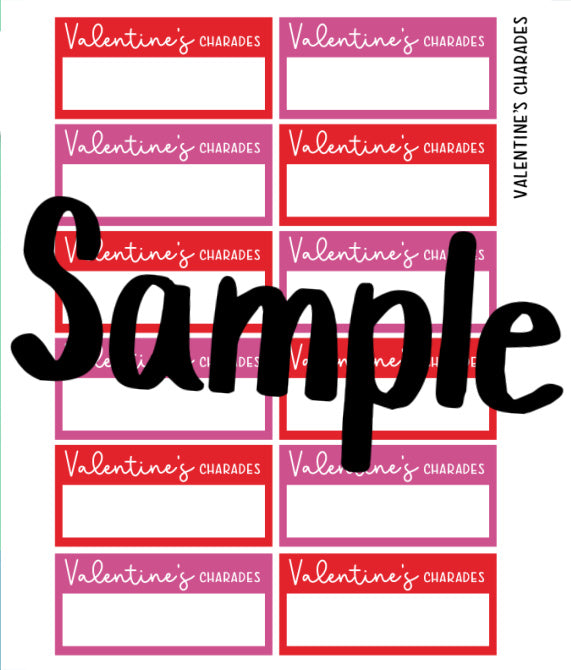 Valentine's Day Party Games Pack