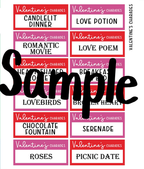 Valentine's Day Party Games Pack